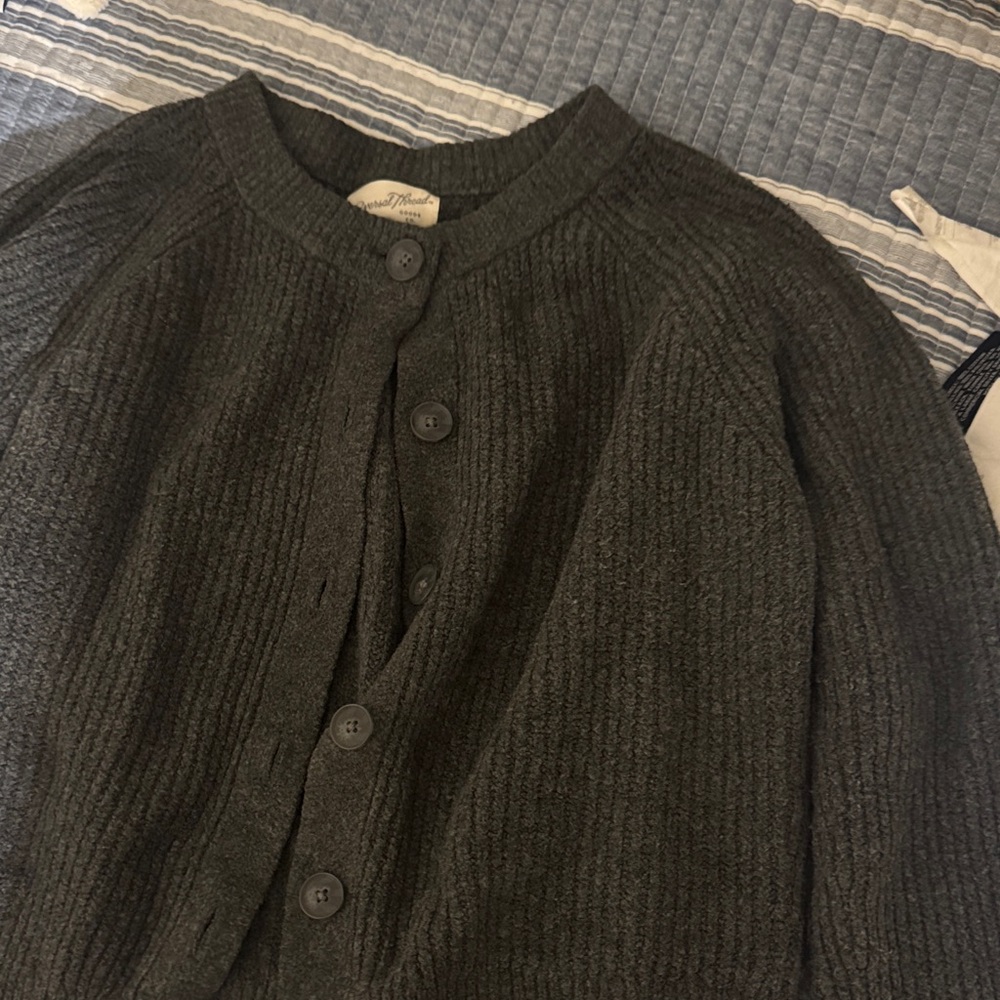 Universal Thread Charcoal Knit Cardigan
